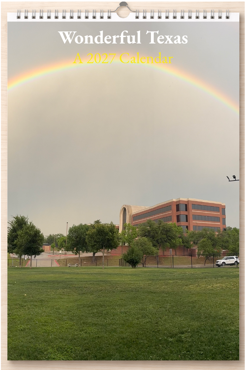 Wonderful Texas: A 2027 Calendar