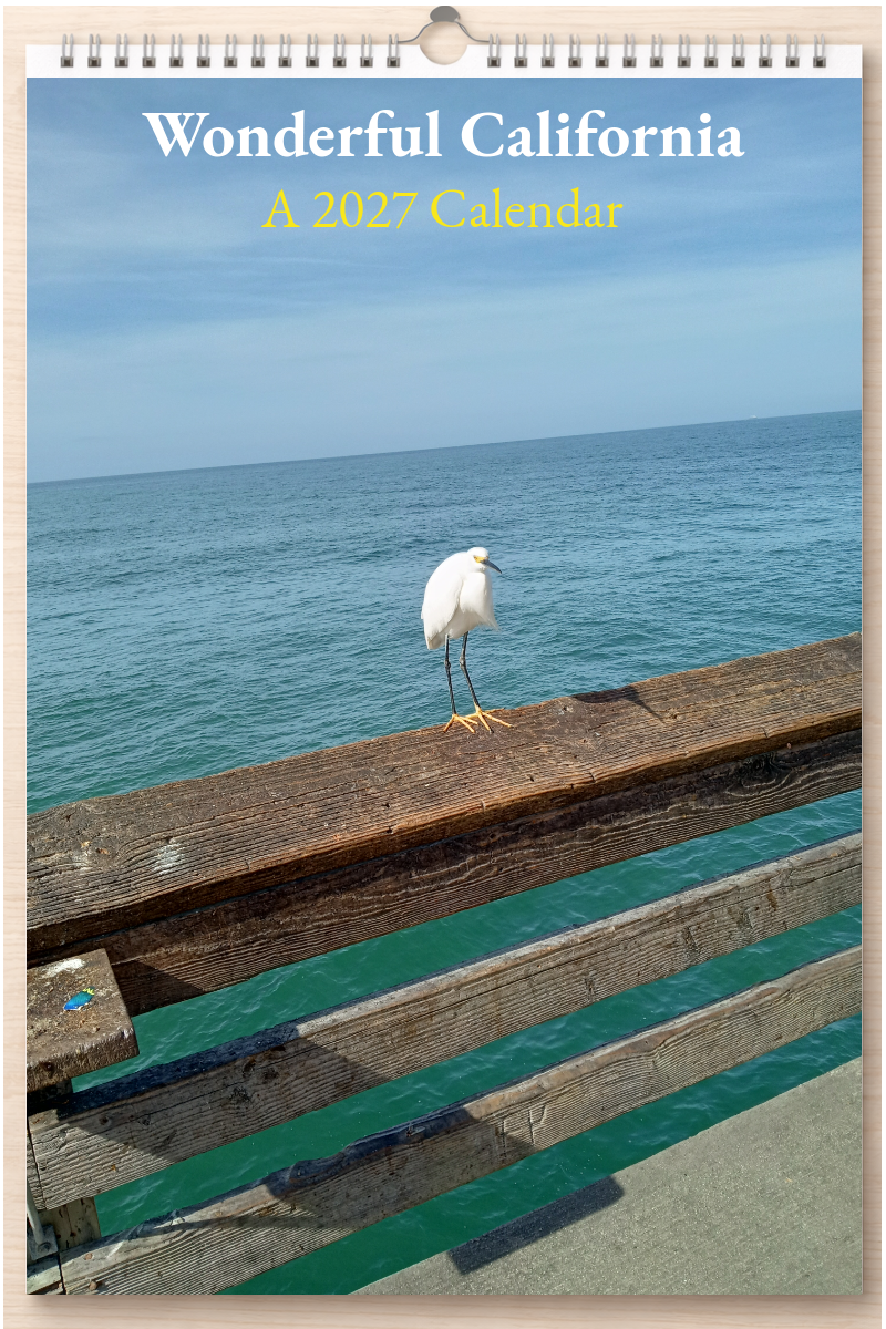 Wonderful California: A 2027 Calendar