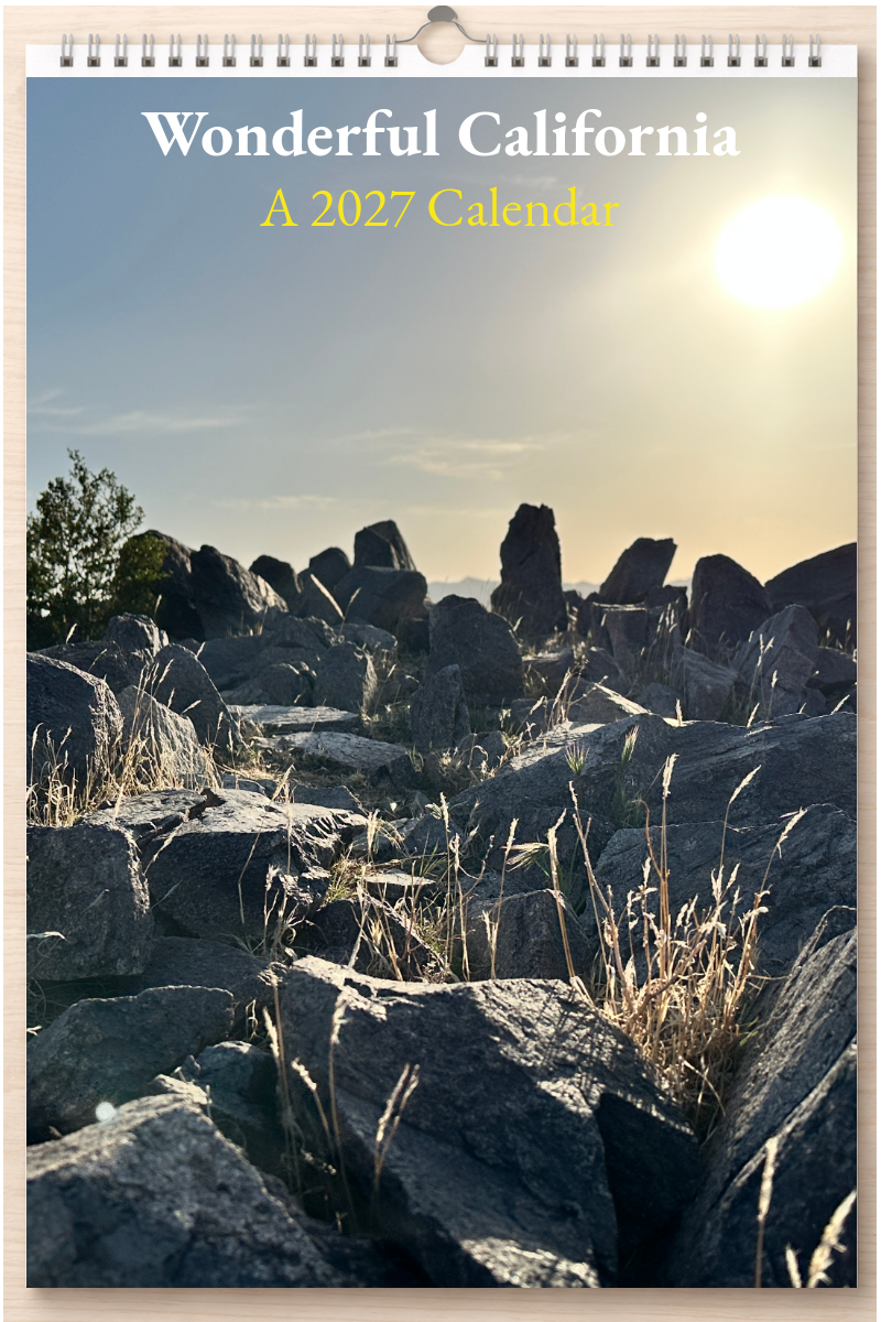 Wonderful California: A 2027 Calendar