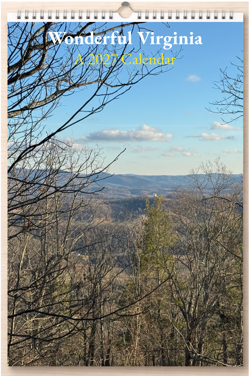 Wonderful Virginia: A 2027 Calendar