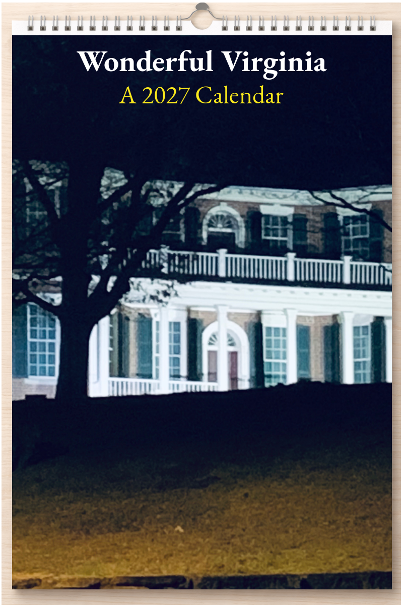 Wonderful Virginia: A 2027 Calendar