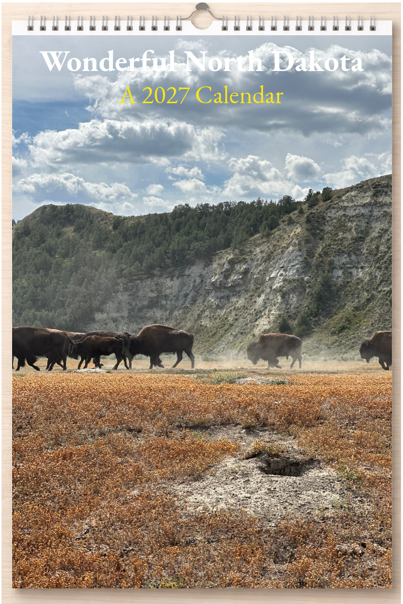 Wonderful North Dakota: A 2027 Calendar