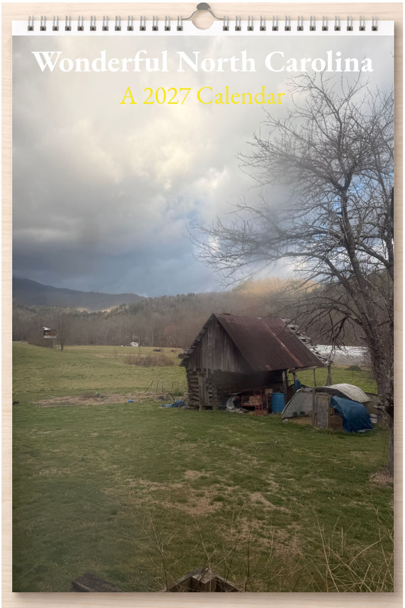 Wonderful North Carolina: A 2027 Calendar