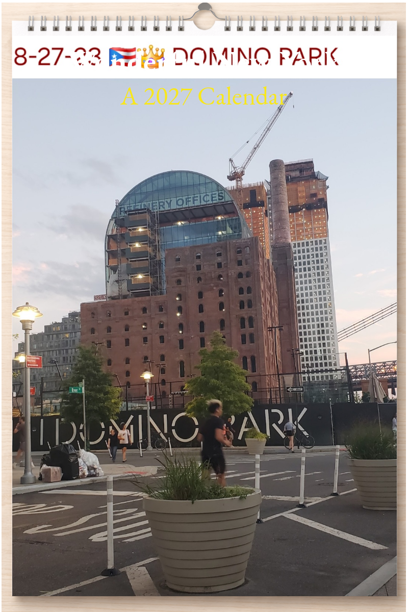 Wonderful New York: A 2027 Calendar