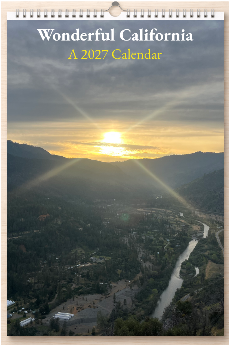 Wonderful California: A 2027 Calendar