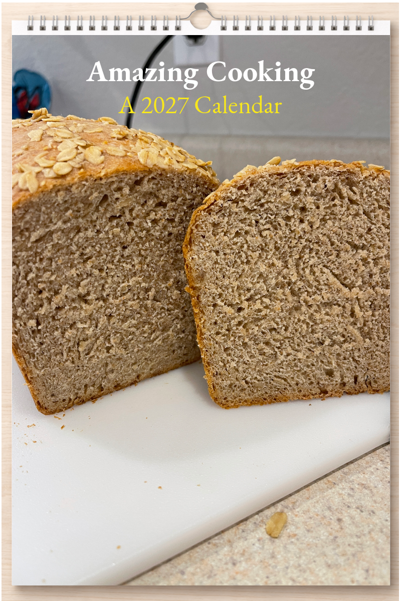 Amazing Cooking: A 2027 Calendar