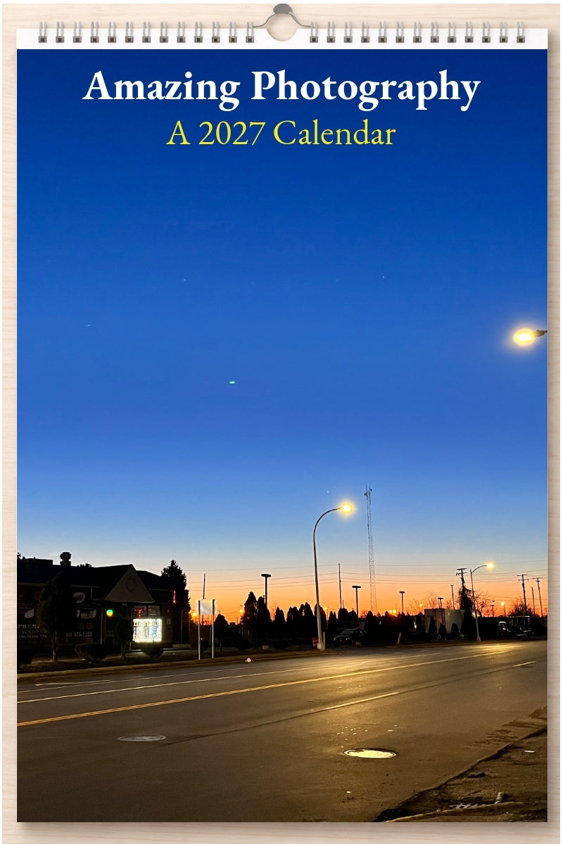 Amazing Photography: A 2027 Calendar