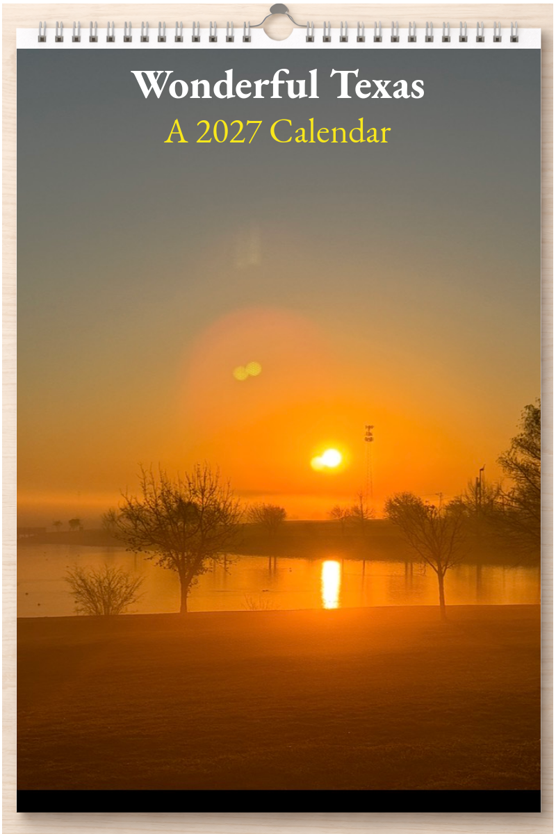 Wonderful Texas: A 2027 Calendar