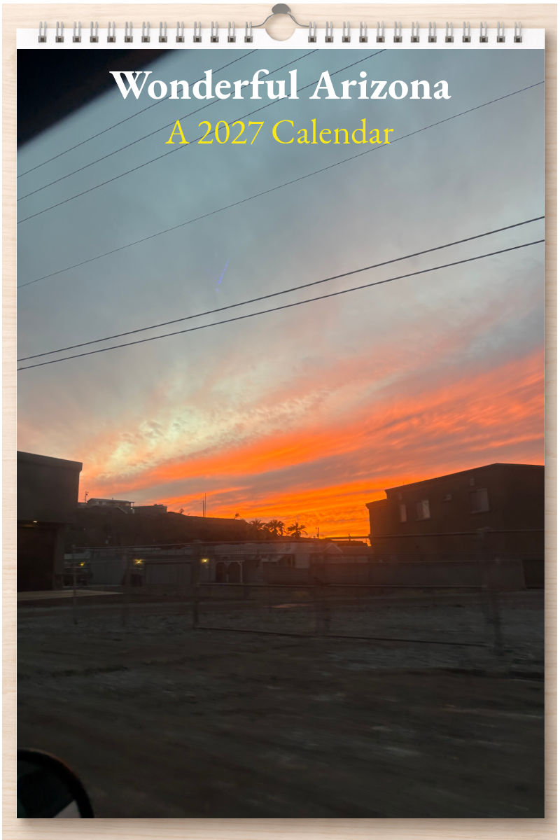 Wonderful Arizona: A 2027 Calendar