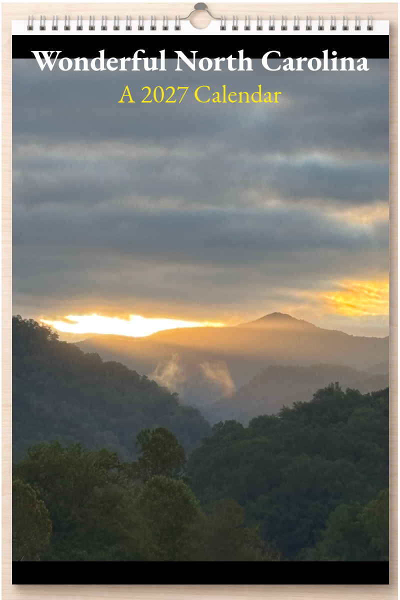 Wonderful North Carolina: A 2027 Calendar