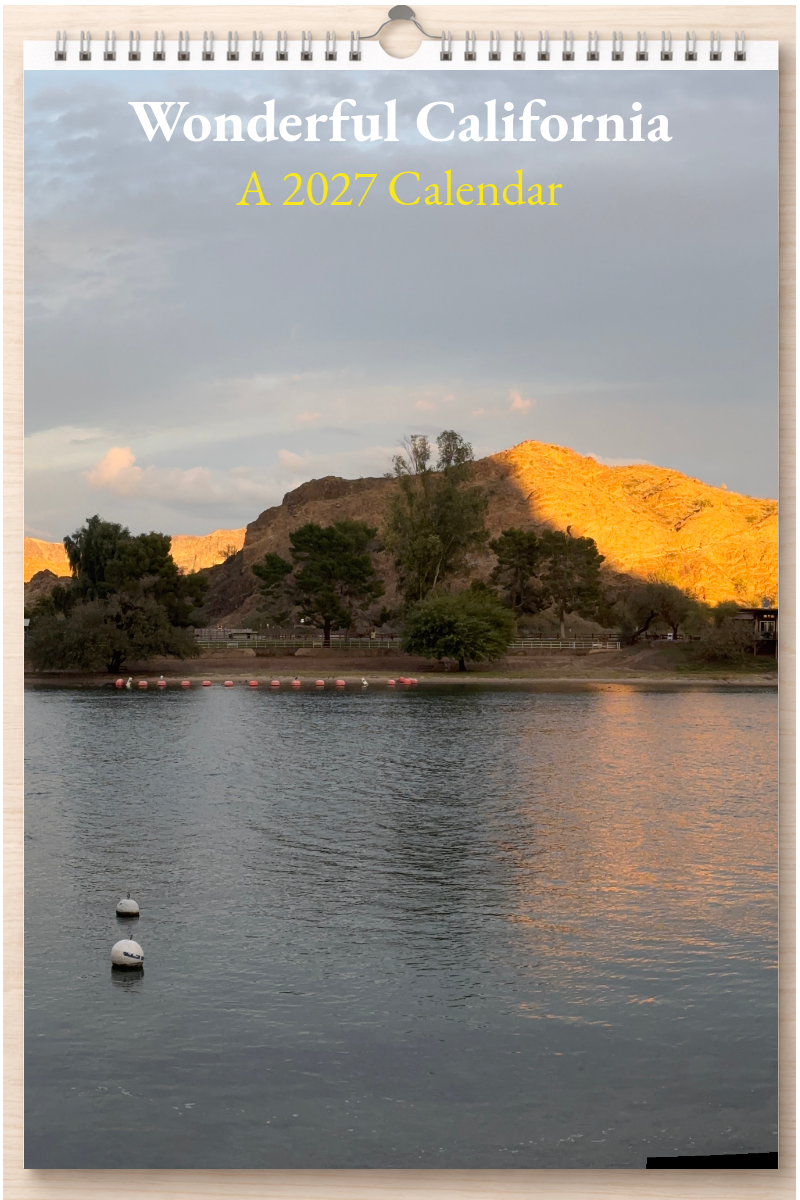 Wonderful California: A 2027 Calendar