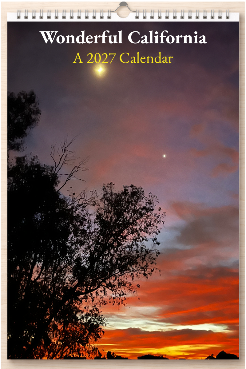 Wonderful California: A 2027 Calendar