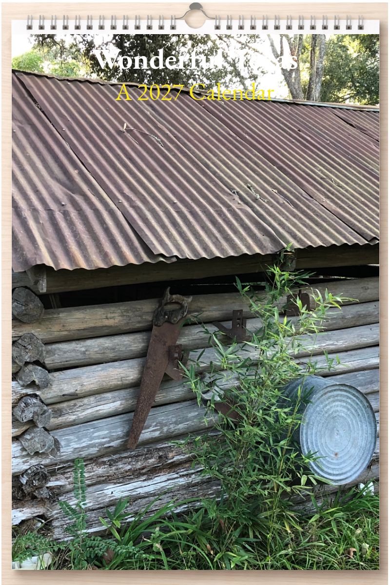 Wonderful Texas: A 2027 Calendar