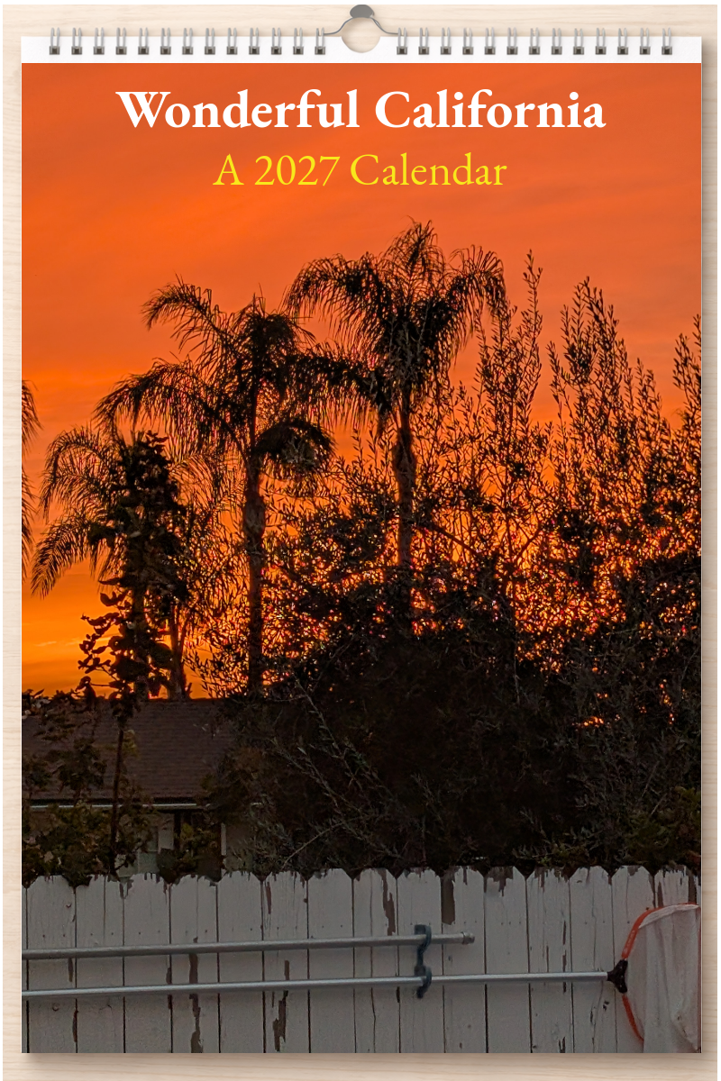 Wonderful California: A 2027 Calendar