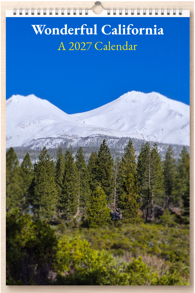 Wonderful California: A 2027 Calendar