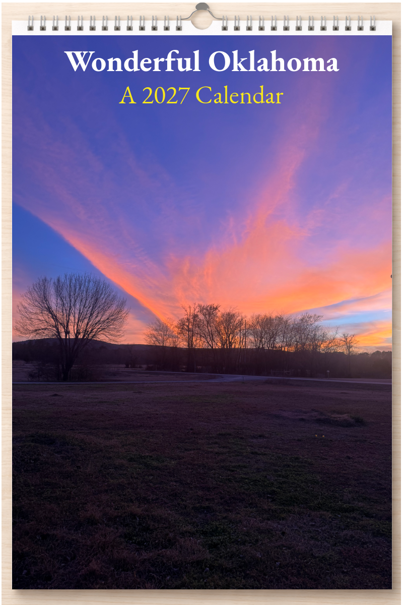 Wonderful Oklahoma: A 2027 Calendar