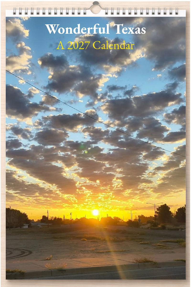 Wonderful Texas: A 2027 Calendar