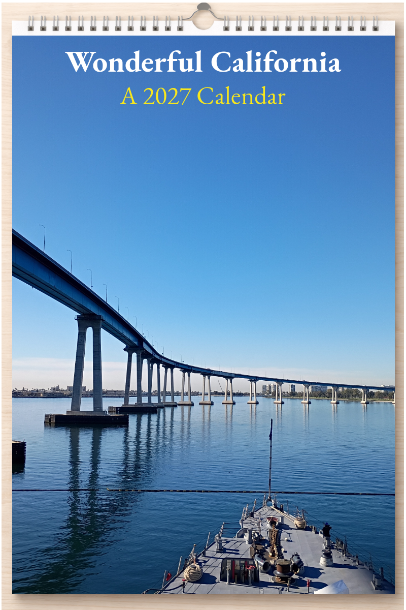 Wonderful California: A 2027 Calendar