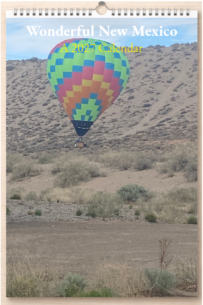 Wonderful New Mexico: A 2027 Calendar