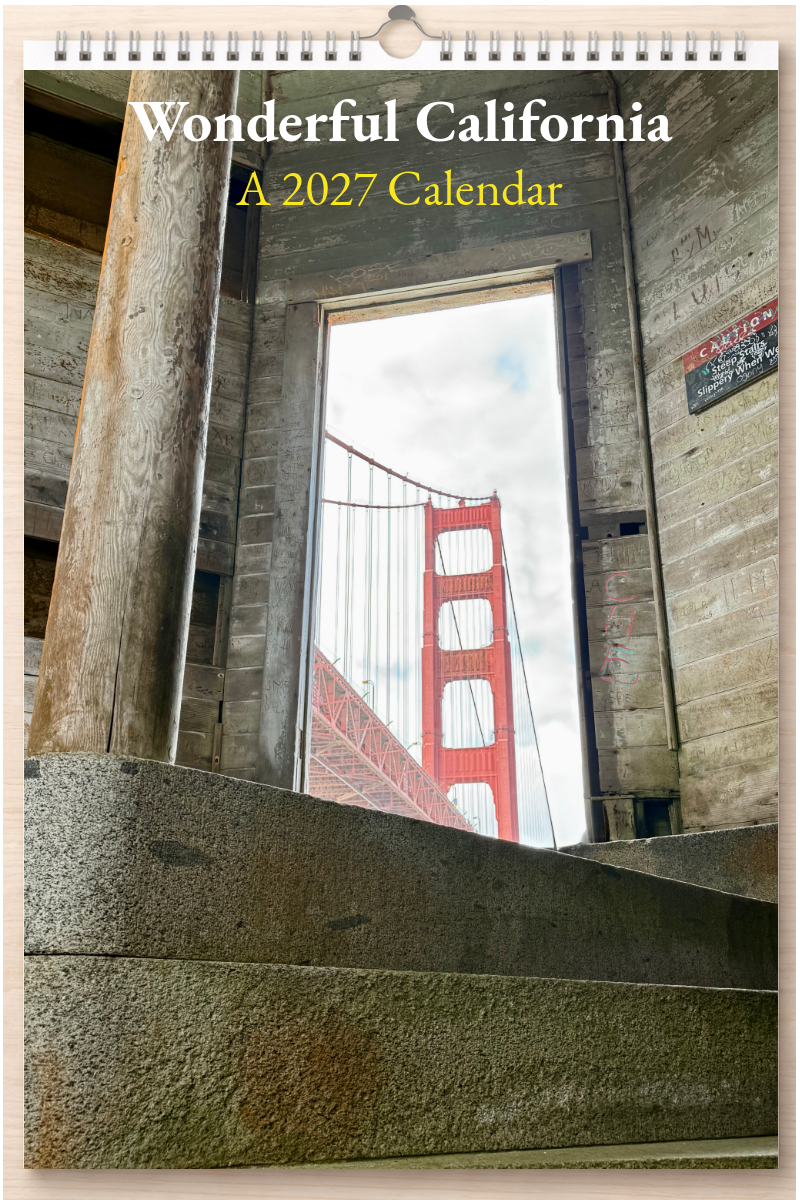 Wonderful California: A 2027 Calendar
