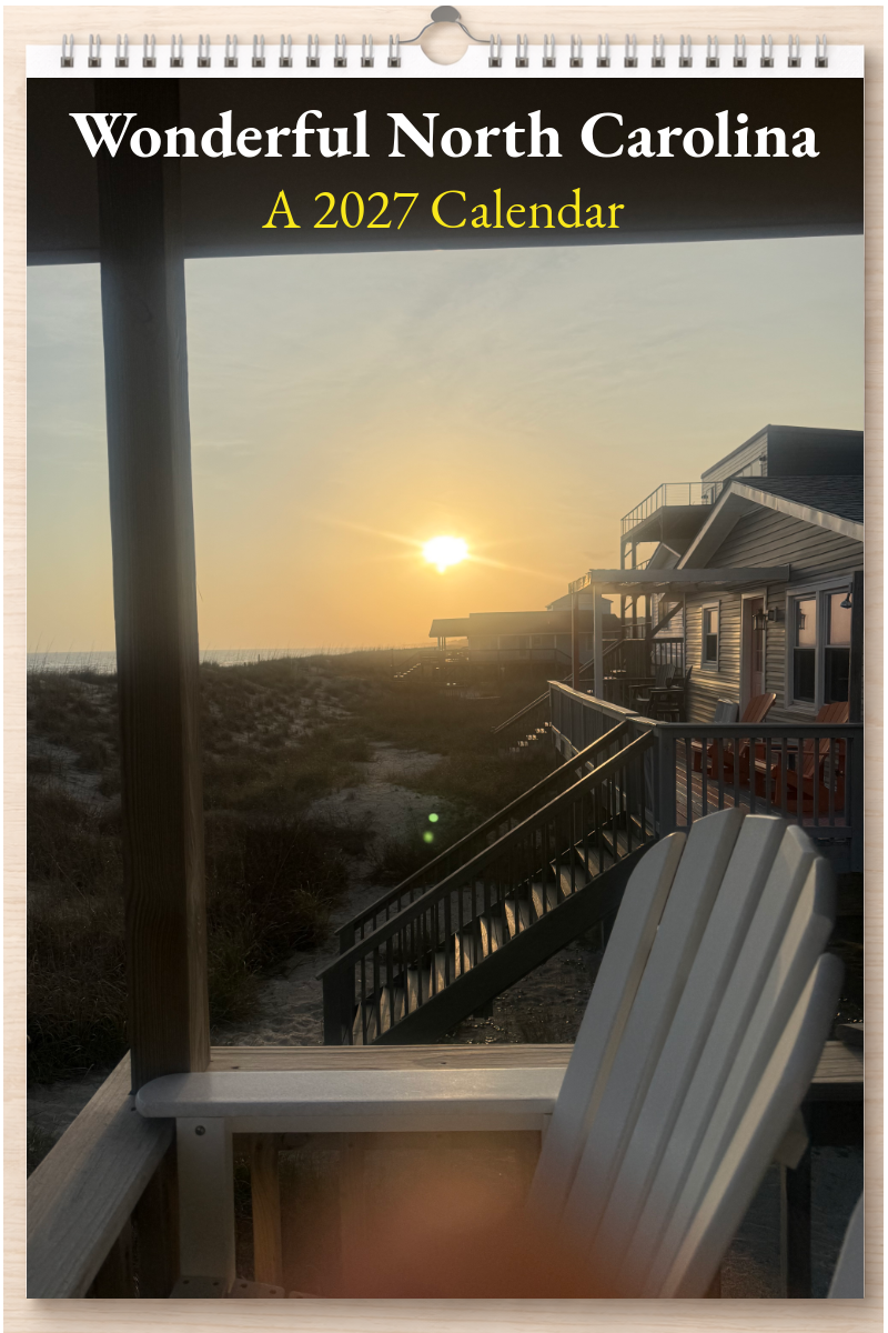 Wonderful North Carolina: A 2027 Calendar