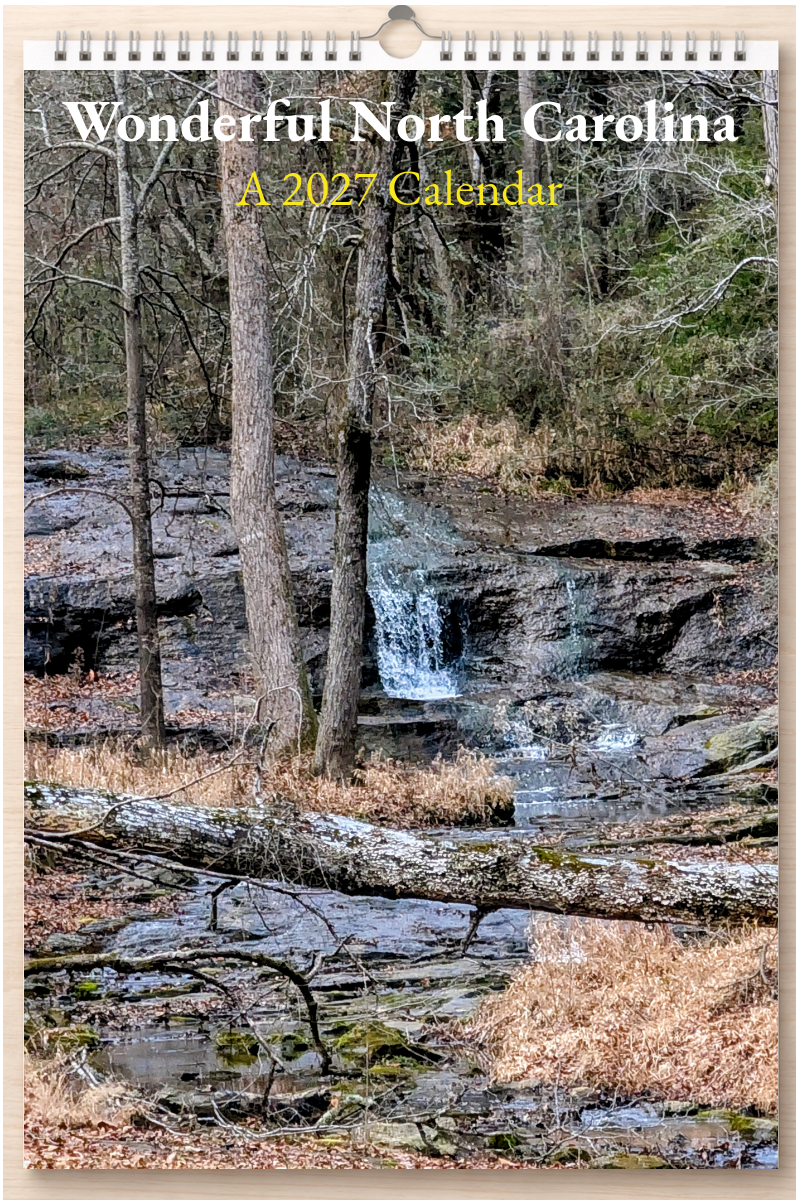 Wonderful North Carolina: A 2027 Calendar