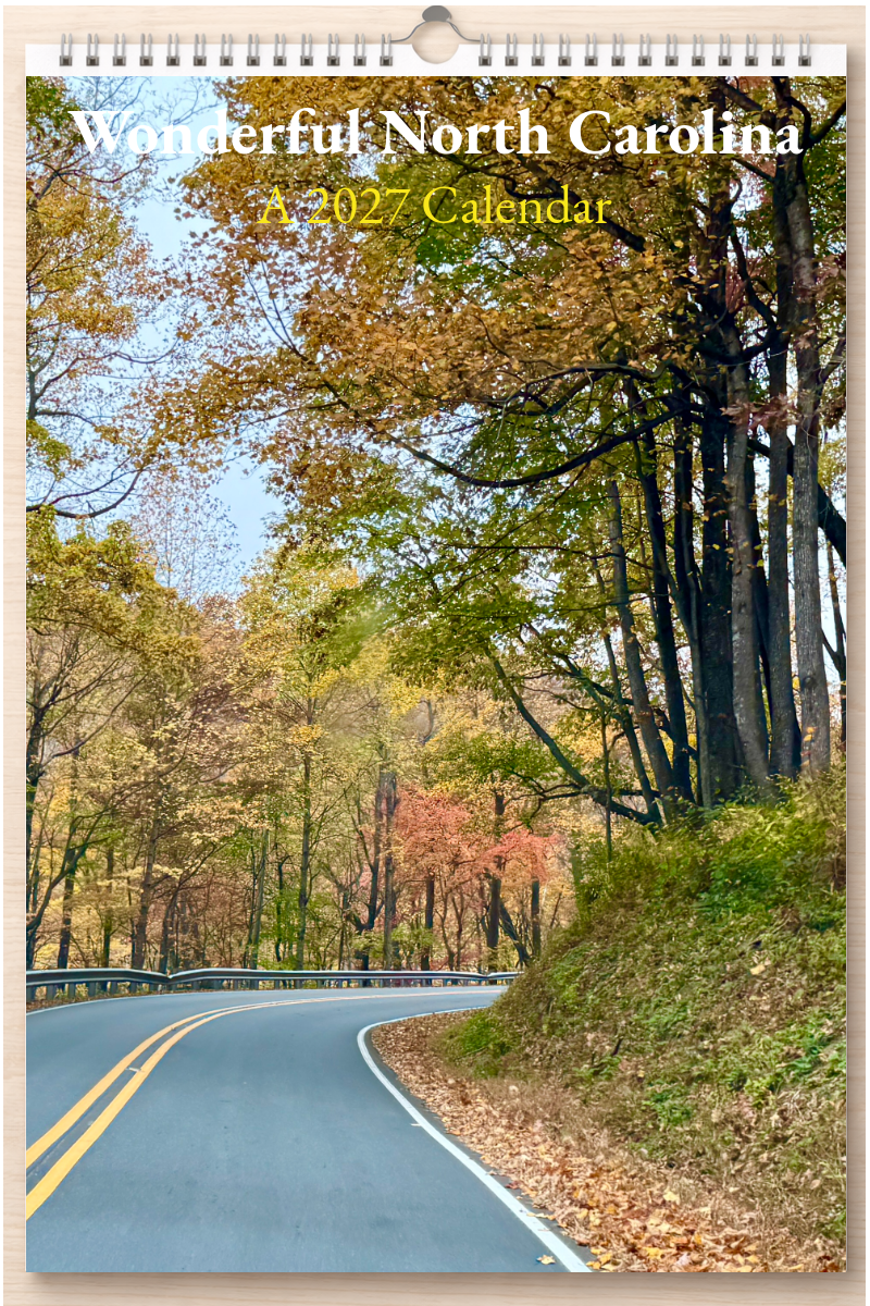 Wonderful North Carolina: A 2027 Calendar