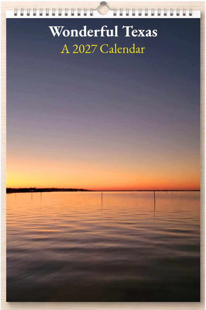 Wonderful Texas: A 2027 Calendar