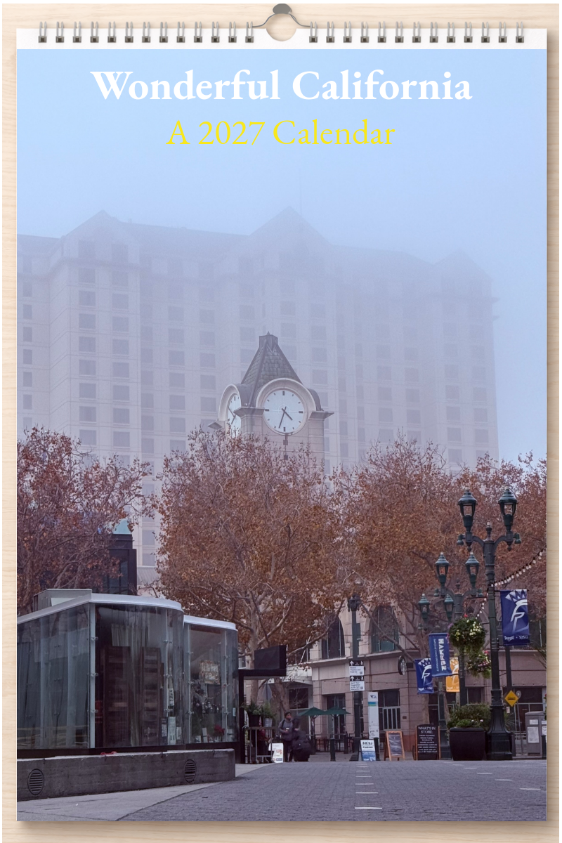 Wonderful California: A 2027 Calendar