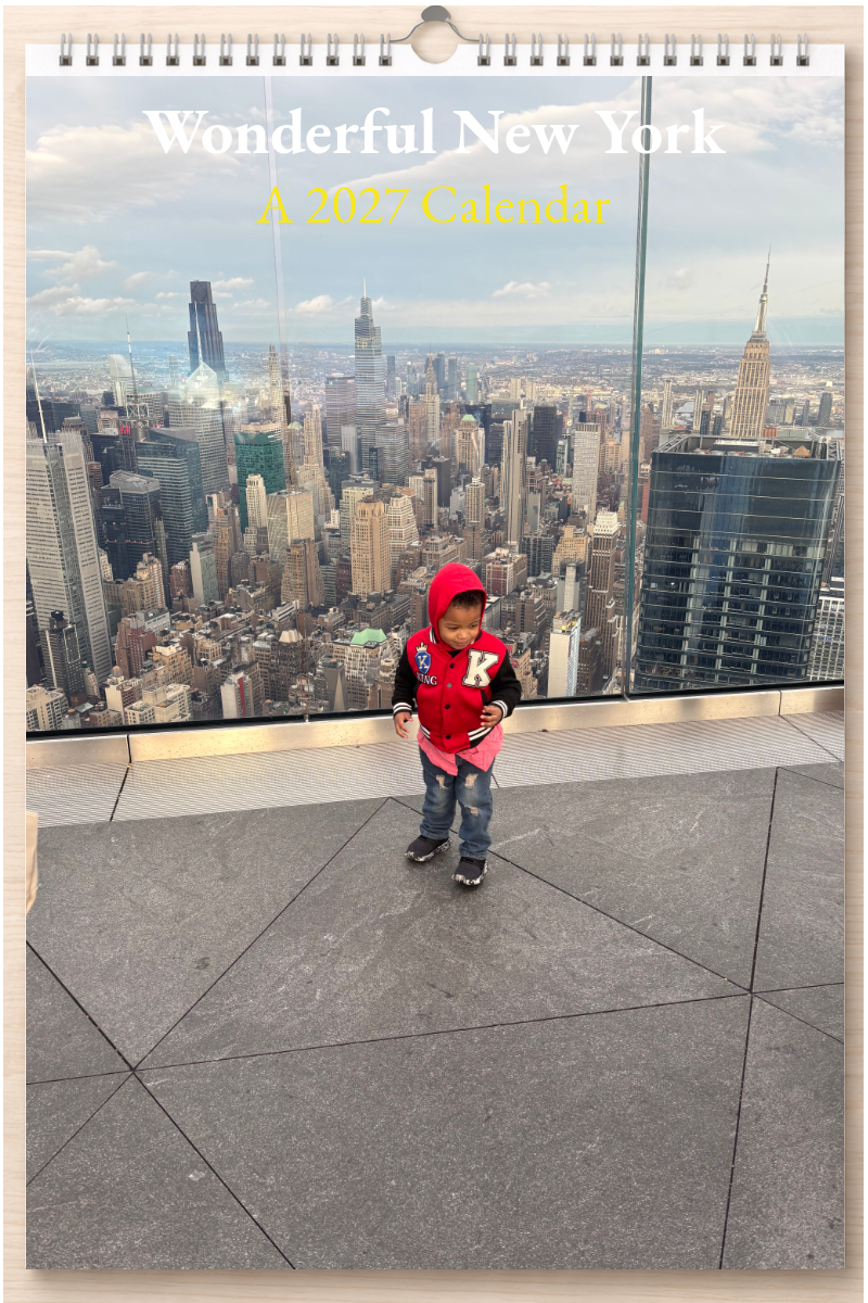 Wonderful New York: A 2027 Calendar