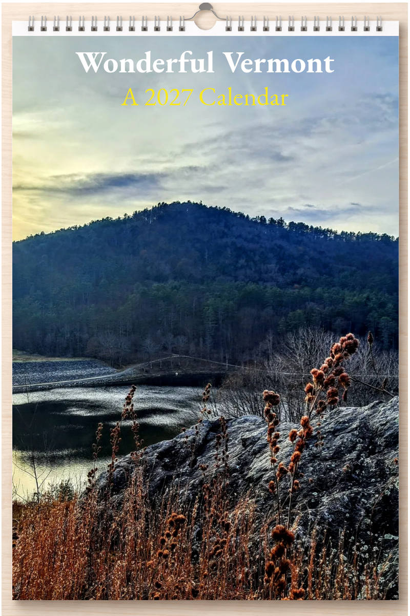 Wonderful Vermont: A 2027 Calendar