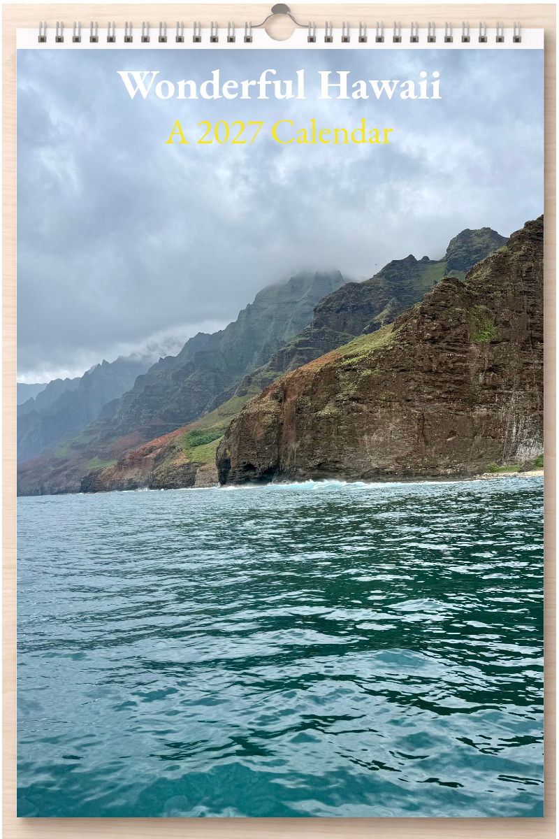 Wonderful Hawaii: A 2027 Calendar