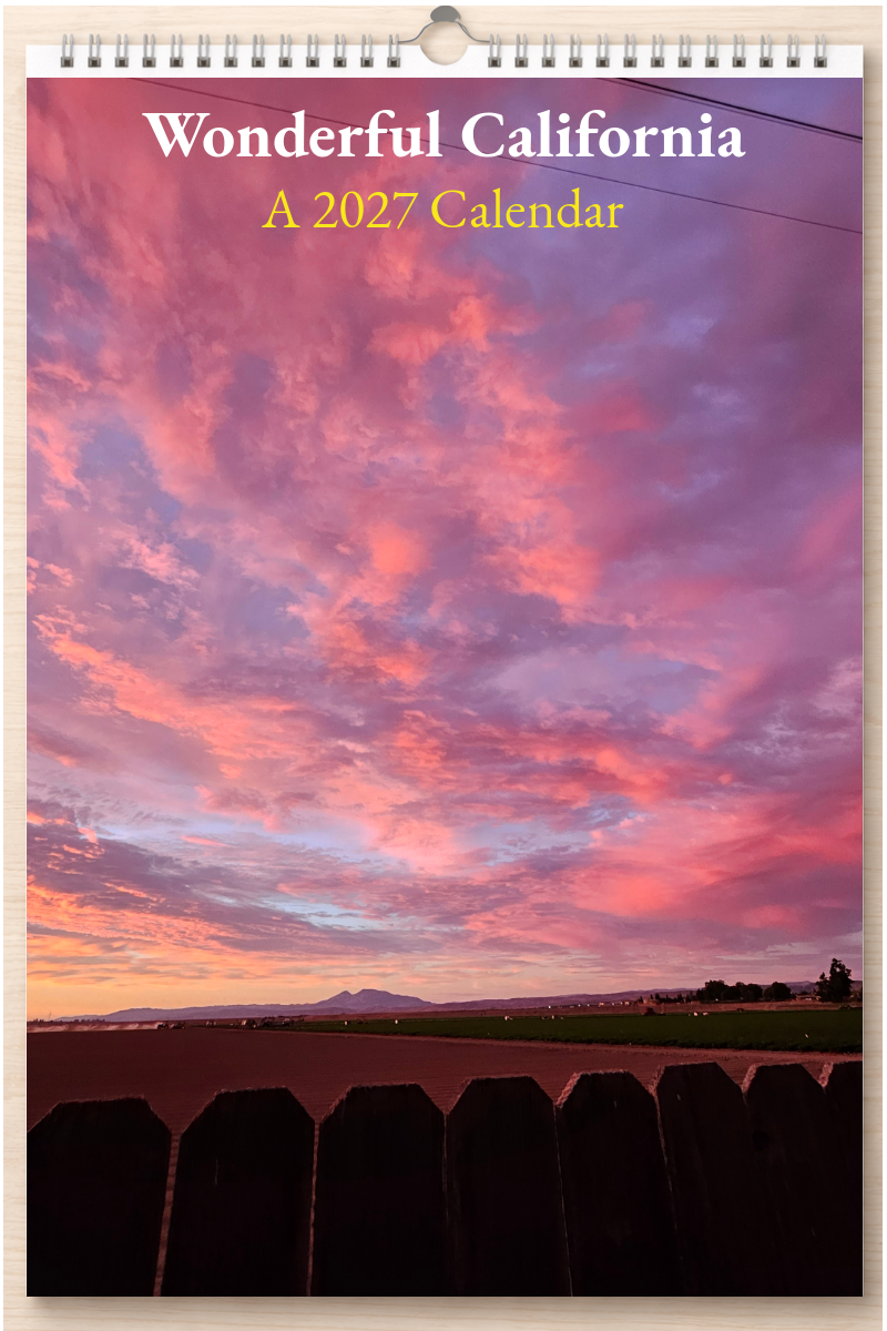 Wonderful California: A 2027 Calendar