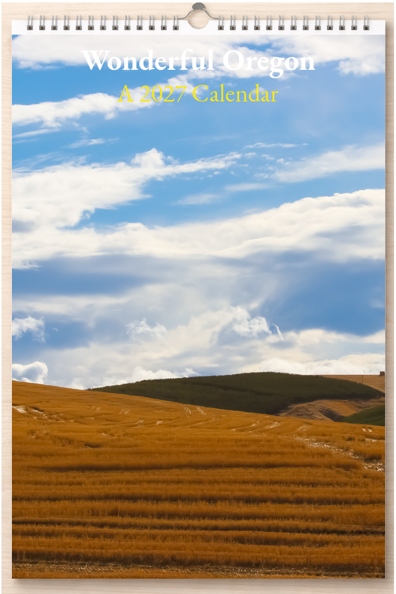 Wonderful Oregon: A 2027 Calendar