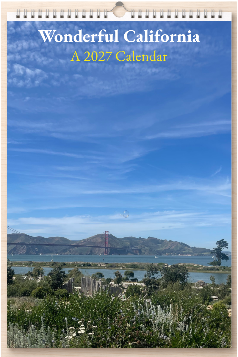 Wonderful California: A 2027 Calendar