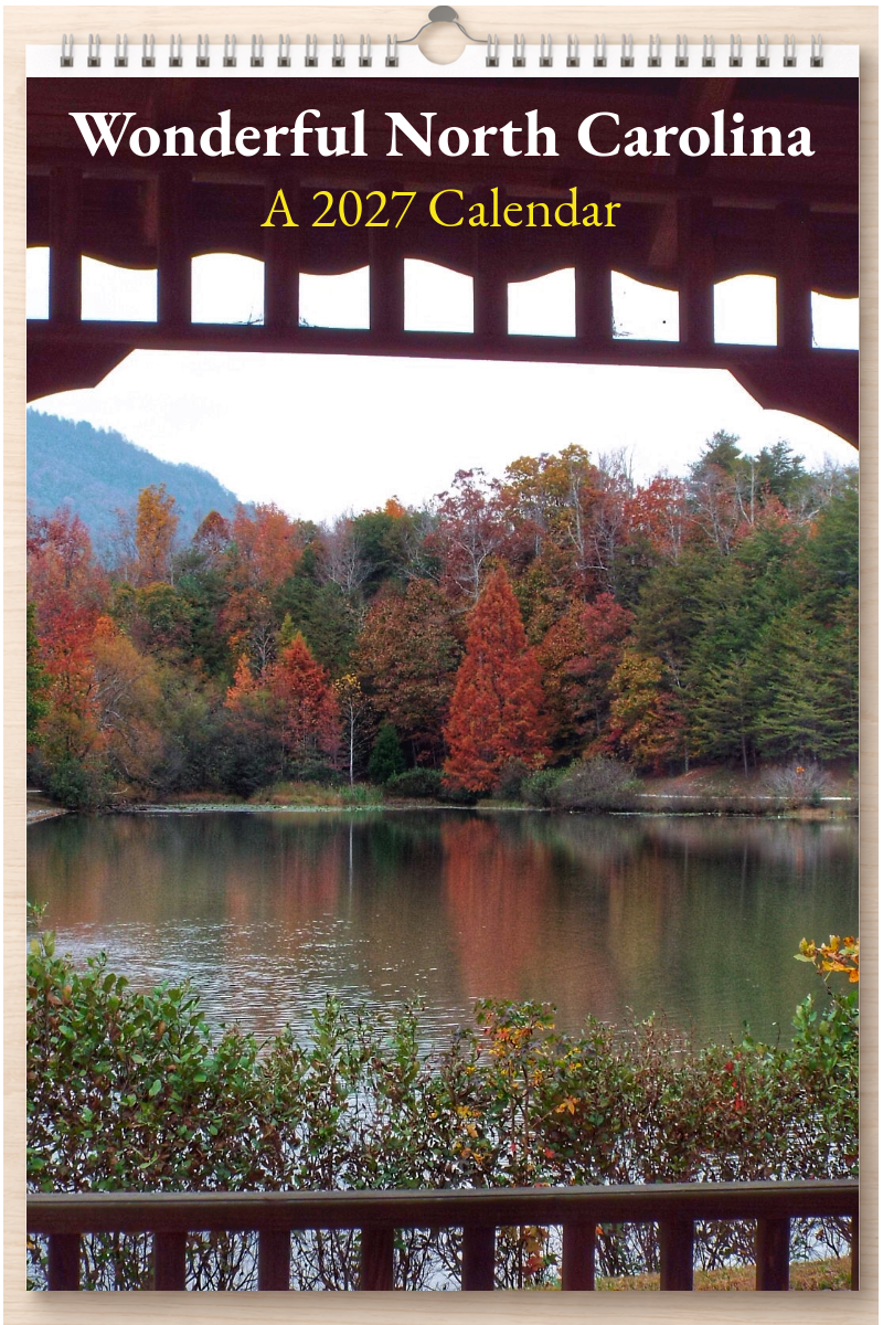 Wonderful North Carolina: A 2027 Calendar