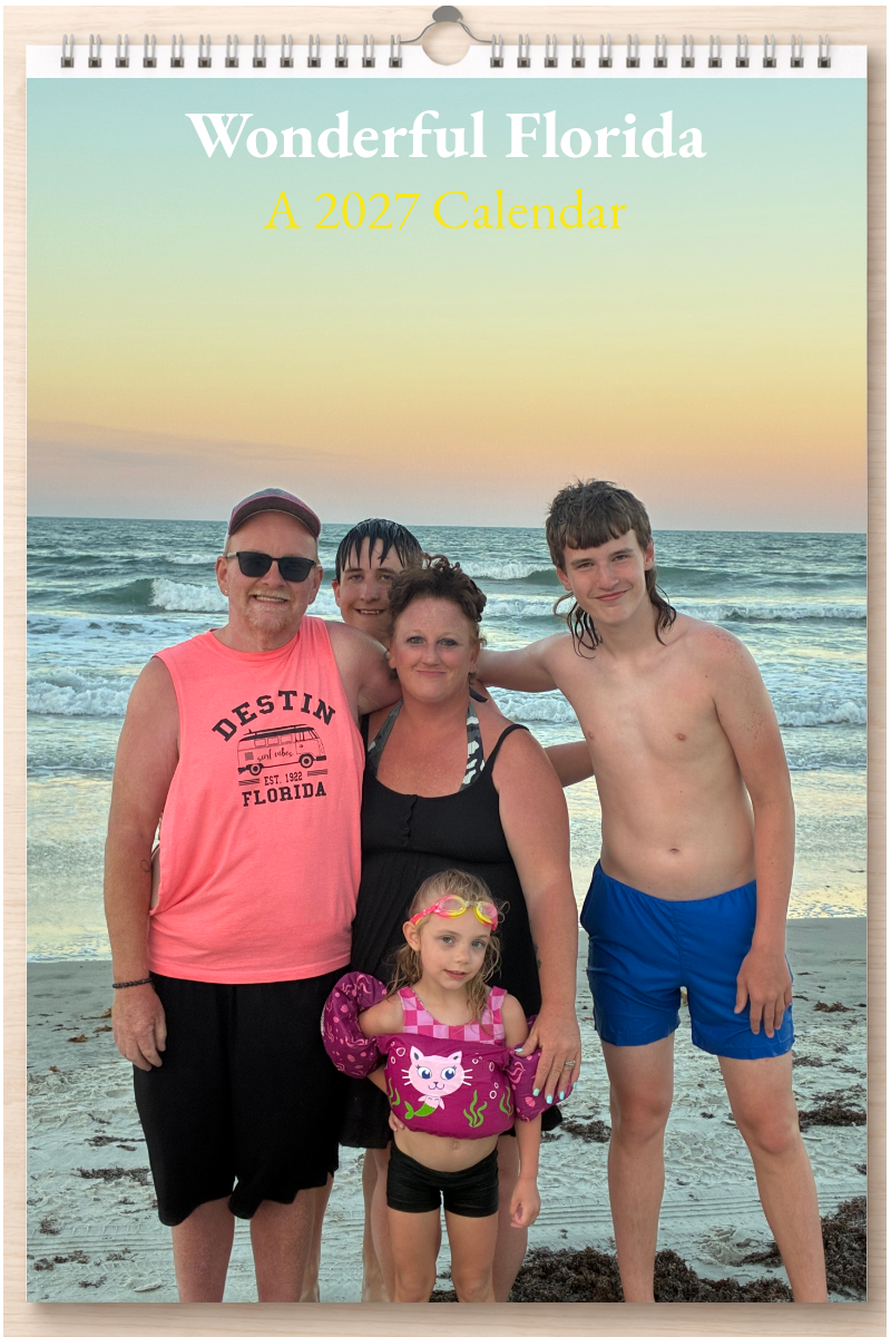 Wonderful Florida: A 2027 Calendar