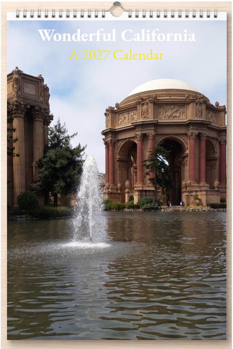 Wonderful California: A 2027 Calendar