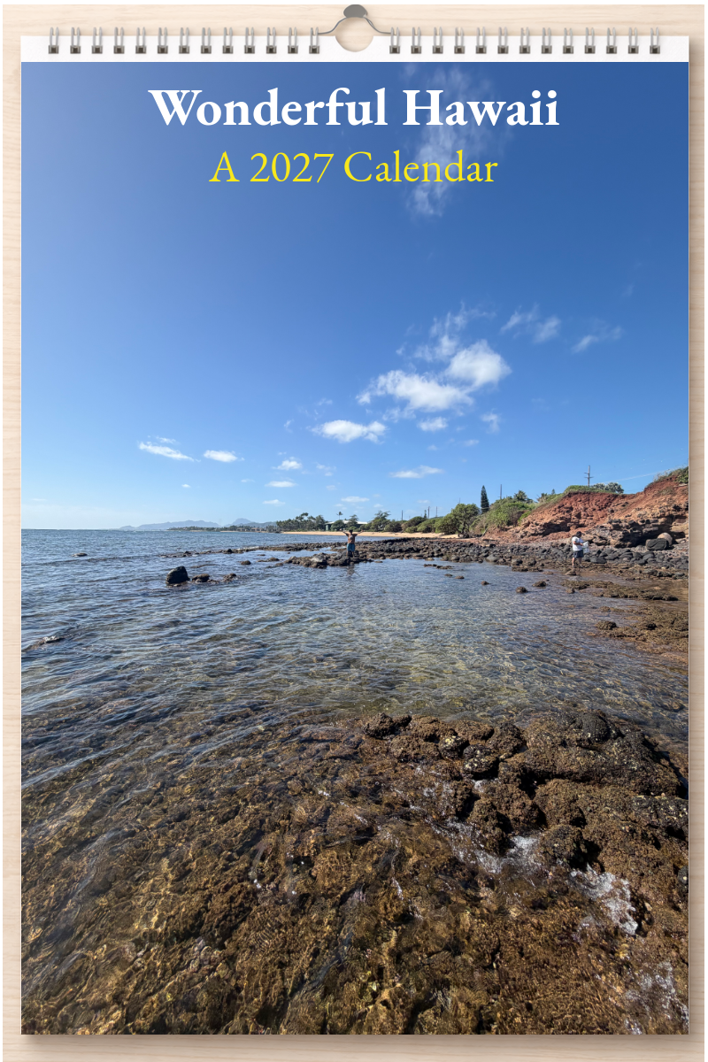 Wonderful Hawaii: A 2027 Calendar