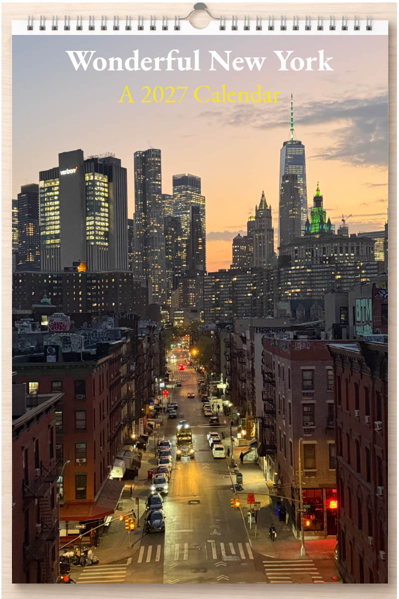 Wonderful New York: A 2027 Calendar