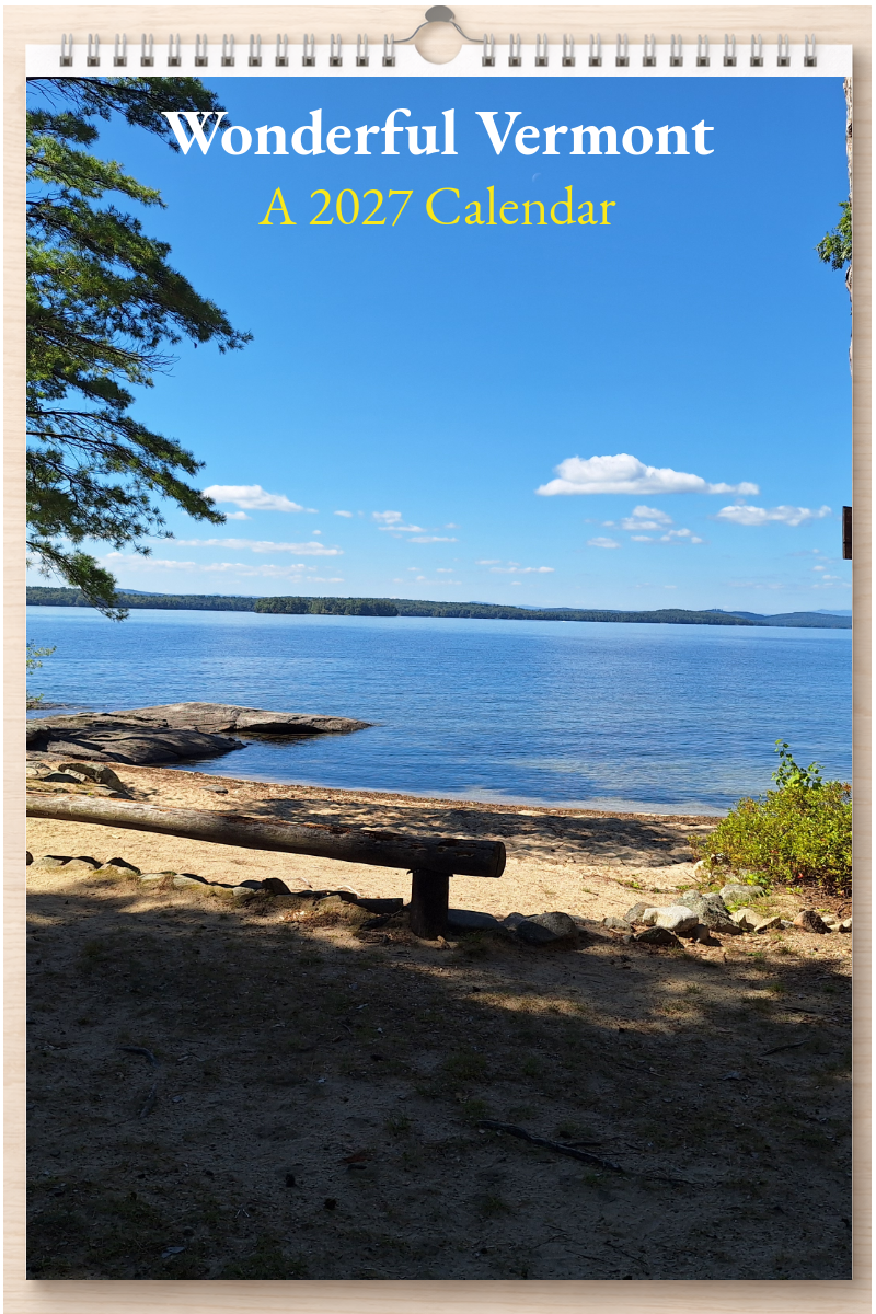 Wonderful Vermont: A 2027 Calendar