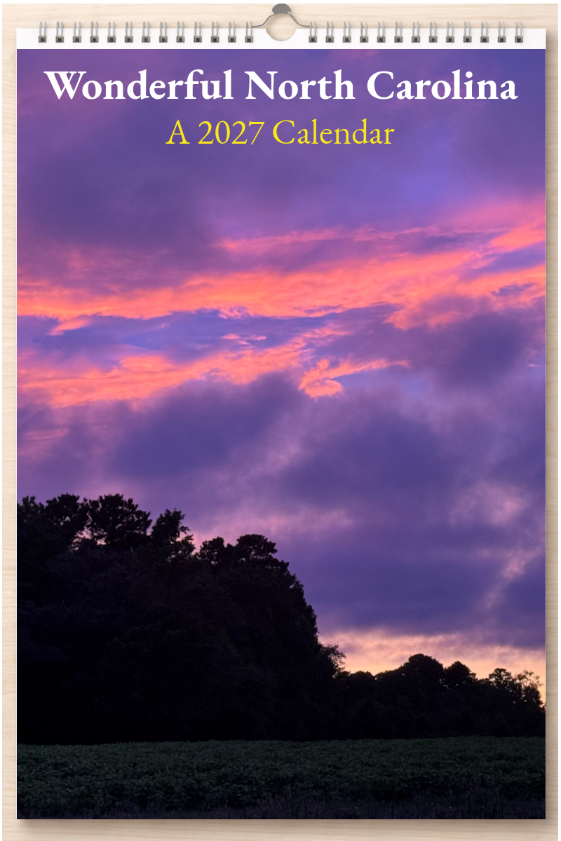 Wonderful North Carolina: A 2027 Calendar