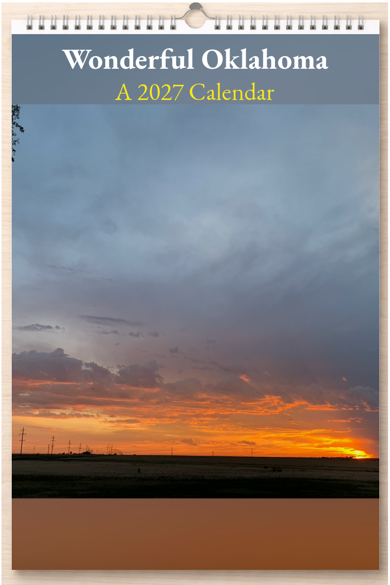 Wonderful Oklahoma: A 2027 Calendar