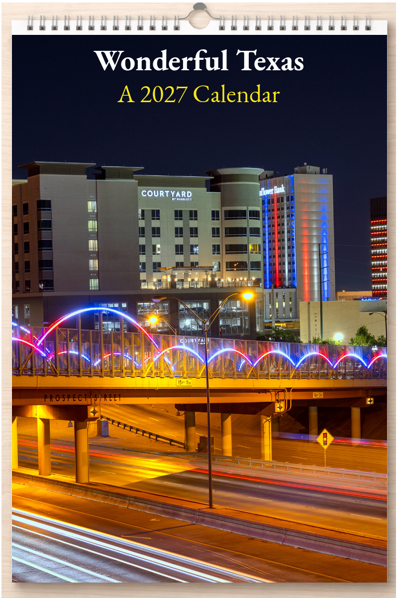 Wonderful Texas: A 2027 Calendar