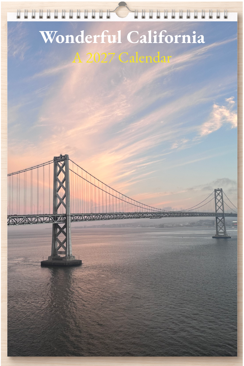 Wonderful California: A 2027 Calendar