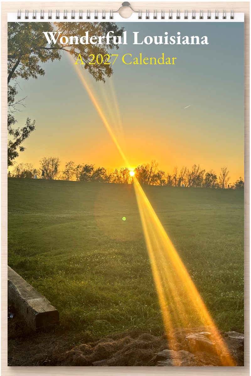 Wonderful Louisiana: A 2027 Calendar