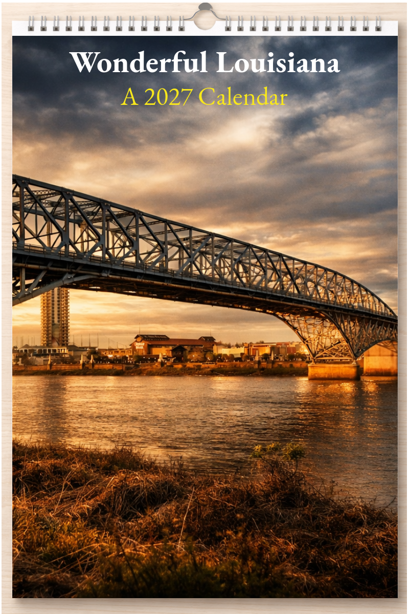 Wonderful Louisiana: A 2027 Calendar