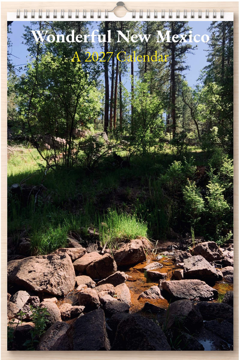 Wonderful New Mexico: A 2027 Calendar