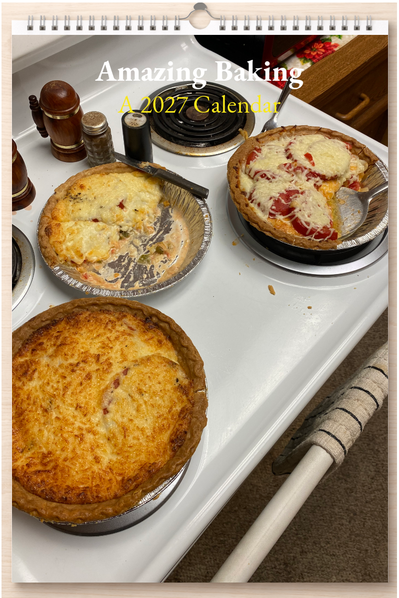 Amazing Baking: A 2027 Calendar