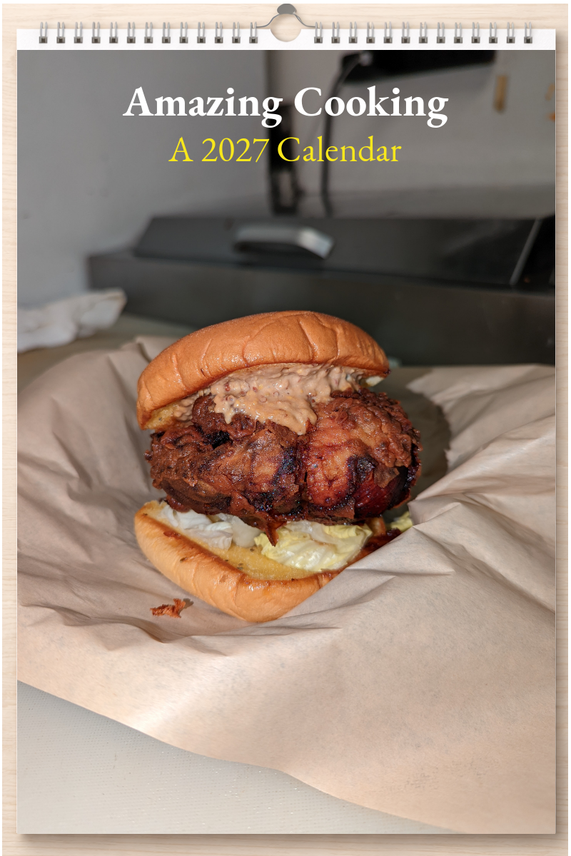Amazing Cooking: A 2027 Calendar